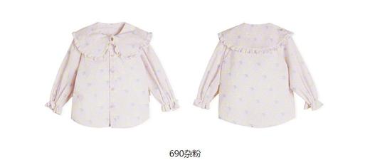 jnby   23年春款   花边翻领小公主长袖衬衣 YN3212050 商品图8