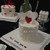 白色恋人爱心情人节七夕蛋糕-低糖处理无添加 商品缩略图0