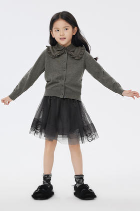 jnby  23年春款  一字扣毛茸茸凉鞋 6N3M12690