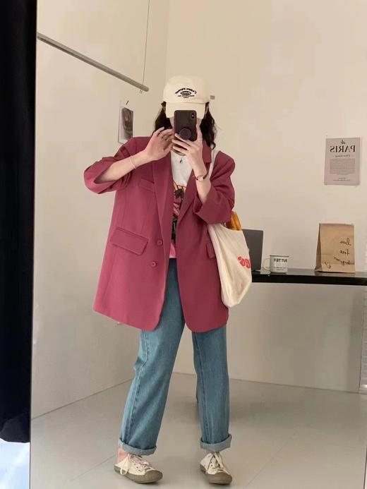 {爆款捡漏}【YW】无忧购春款轻奢小众设计感Chic西服外套8801（2.17截单后7天发货)25年清仓捡漏 商品图2