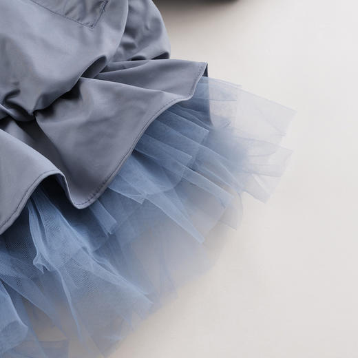 【马克珍妮 芦芙】春装新款 女童花苞廓形连帽外套230168 商品图5