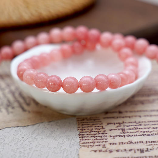 红纹玉髓8mm珠料意卡米诺手串念珠单颗珠子散珠半成品 商品图5