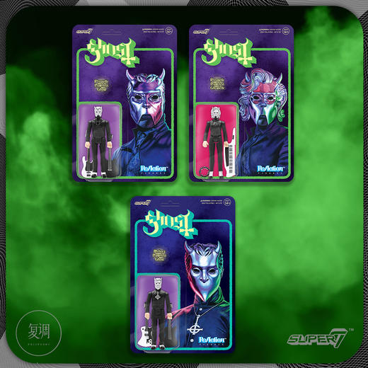现货 Super7 Ghost乐队 Nameless Ghouls 挂卡系列 商品图3