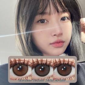 BebeBest年抛·Silk系列 遛遛棕&遛遛灰&遛遛黑·14.2mm 0-1000度(无525/575/850/950) 韩产进口·(建议佩戴6-8个月左右更换)