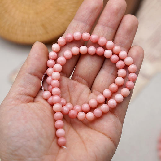 红纹玉髓8mm珠料意卡米诺手串念珠单颗珠子散珠半成品 商品图7