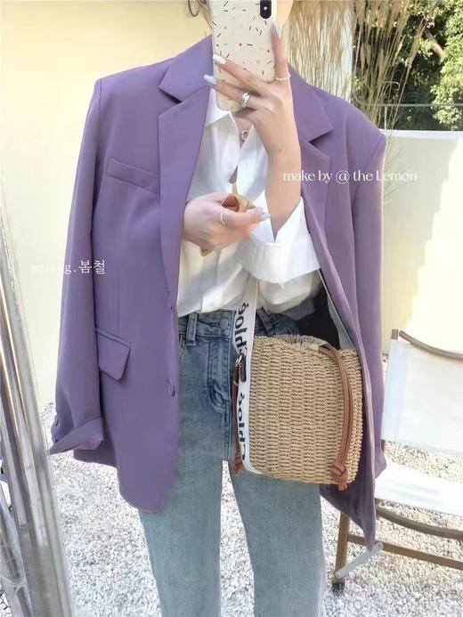 {爆款捡漏}【YW】无忧购春款轻奢小众设计感Chic西服外套8801（2.17截单后7天发货)25年清仓捡漏 商品图10