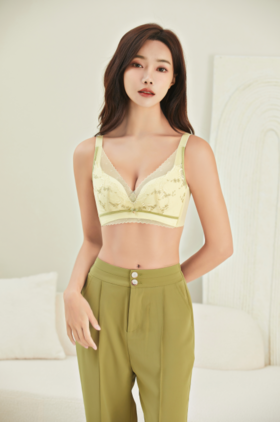 【满2件/99元】【B杯单件】【秀黛】花语仙踪无钢圈薄杯文胸H5113019B【门店同款】【如遇缺货自动退款，介意勿拍】
