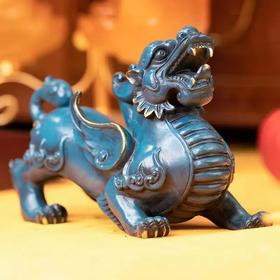 彩铜貔貅摆件客厅家居装饰品店铺开业 桌面摆设