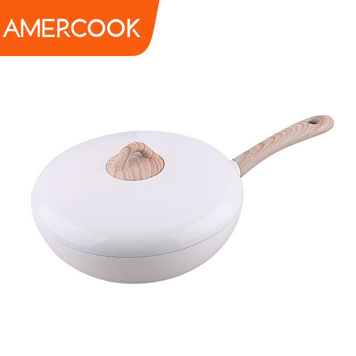 amercook阿米尔维纳斯小球锅麦饭石不粘锅家用炒菜无油烟不粘锅 商品图2