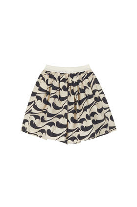 jnby  23年春款 原创图案宽松中裤  1N3E14950