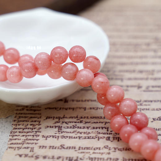 红纹玉髓8mm珠料意卡米诺手串念珠单颗珠子散珠半成品 商品图4