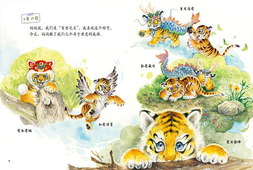 《小老虎的日记》中少阳光图书馆 我的日记系列 绘本   适读年龄4-7岁 商品图3