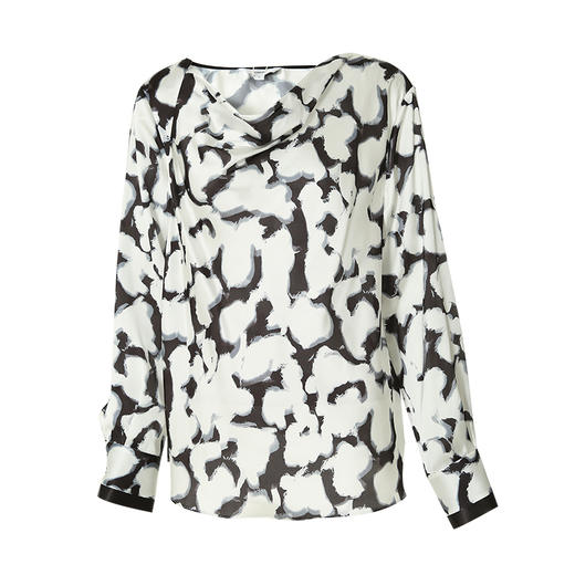 VIMAGE纬漫纪春季新品修身显瘦百搭印花小上衣V1913505 商品图5