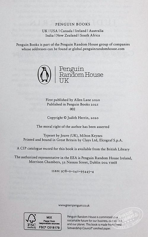 【中商原版】拉韦纳 帝国首都 欧洲熔炉 Ravenna Capital of Empire Crucible of Europe 英文原版 Judith Herrin 历史 商品图4