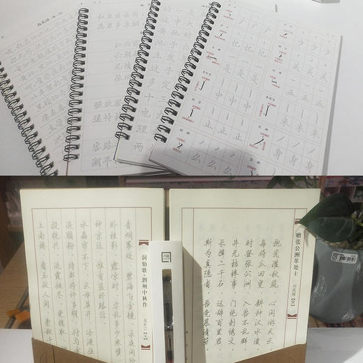 齐彩凹槽练字帖全套C9501 商品图2
