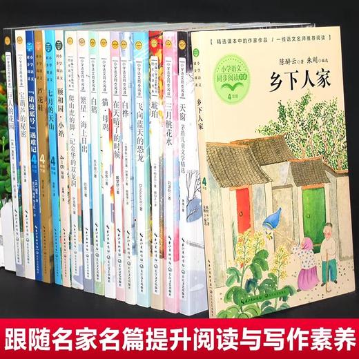 四年级下册必读的课外书4 正版全套15册宝葫芦的秘密张天翼白鹅丰子恺巨人的花园芦花鞋曹文轩乡下人家老师推荐书目小学生阅读书籍 商品图3