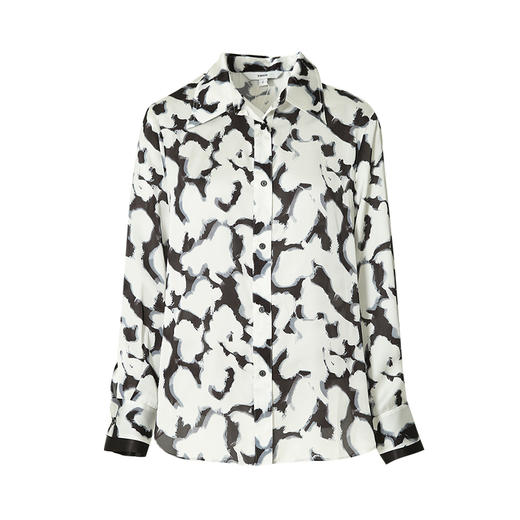 VIMAGE纬漫纪春季新款印花时尚舒适显瘦衬衣衬衫V1909504 商品图6