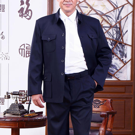 裁缝学苑MX15 中山装纸样男装中老年上衣套装爸爸军干服衣服打板 商品图2
