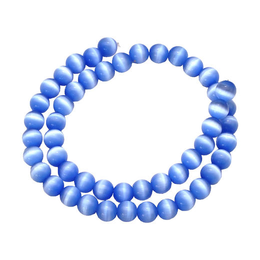 蓝猫眼8MM珠料意卡米诺手串念珠单颗珠子散珠半成品 商品图8