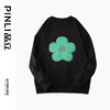 PINLI品立春季新款男士立体压烫钻圆领套头卫衣潮BG231109017 商品缩略图10