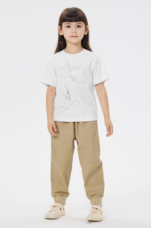 jnby  23年春款  百搭经典束脚长裤  1N3E14300 商品图0