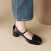 春季新款，复古方头玛丽珍粗跟单鞋YF-A1078 商品缩略图10