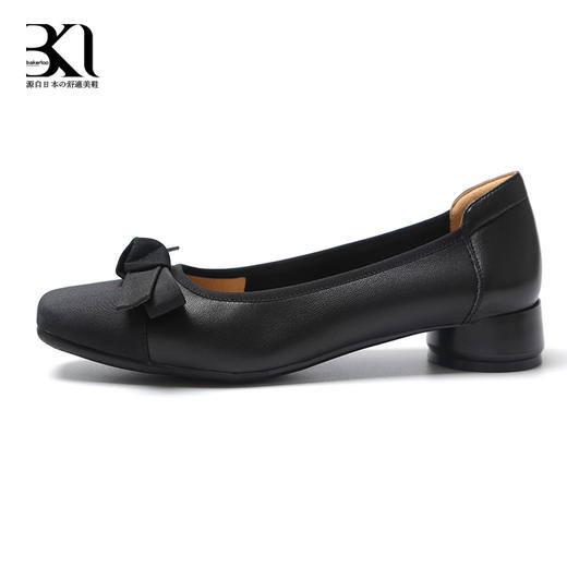 Bakerloo女鞋日系蝴蝶结小香风中跟羊皮单鞋 商品图5