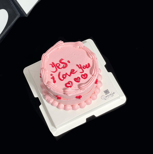 【1391】复古粉色系yes i love you 商品图0