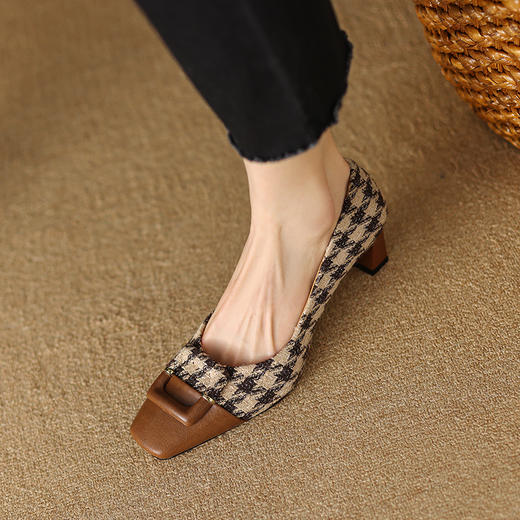 舒适百搭，里外全真皮新款爆款单鞋NJMK-K515 商品图9