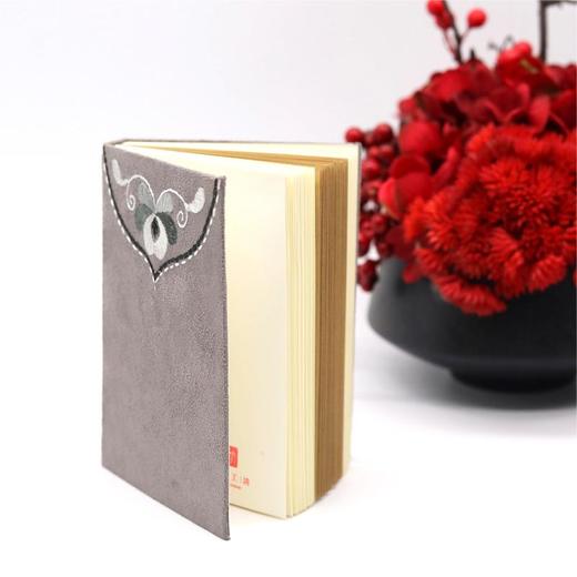 深山集市 灰色刺梨花笔记本 （小号14cm*10cm） 商品图0