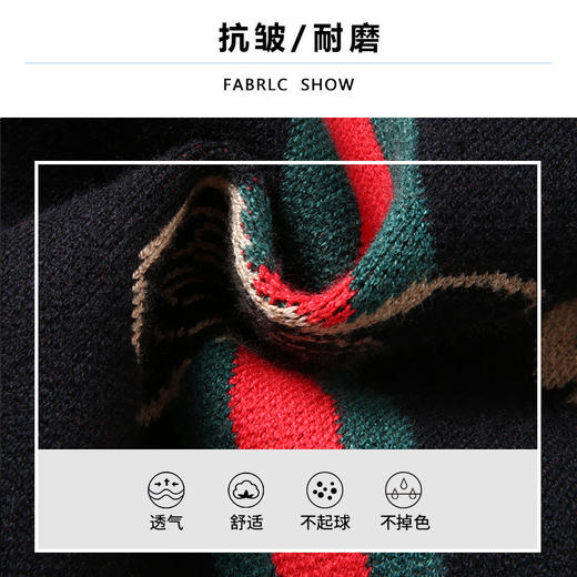 【新款DBJ】大依优型提花针织开衫外套休闲宽松男百搭大码男装上衣胖子 商品图1