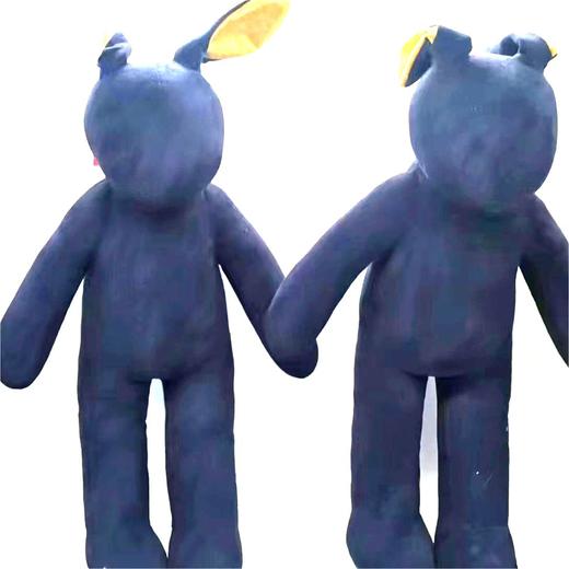 深山集市 兰色兔子玩偶64CM 商品图0