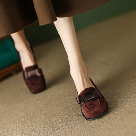 春季新款，里外全皮粗跟小皮鞋HCY-K3313