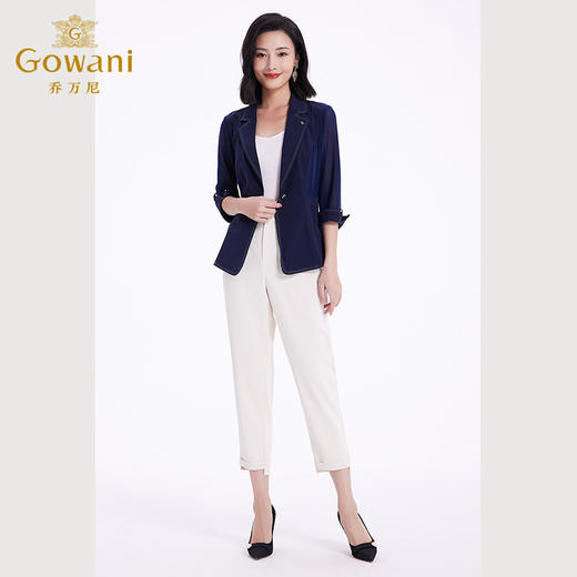 乔万尼春夏西装外套女小个子立体设计气质百搭显瘦EF3B900 商品图3