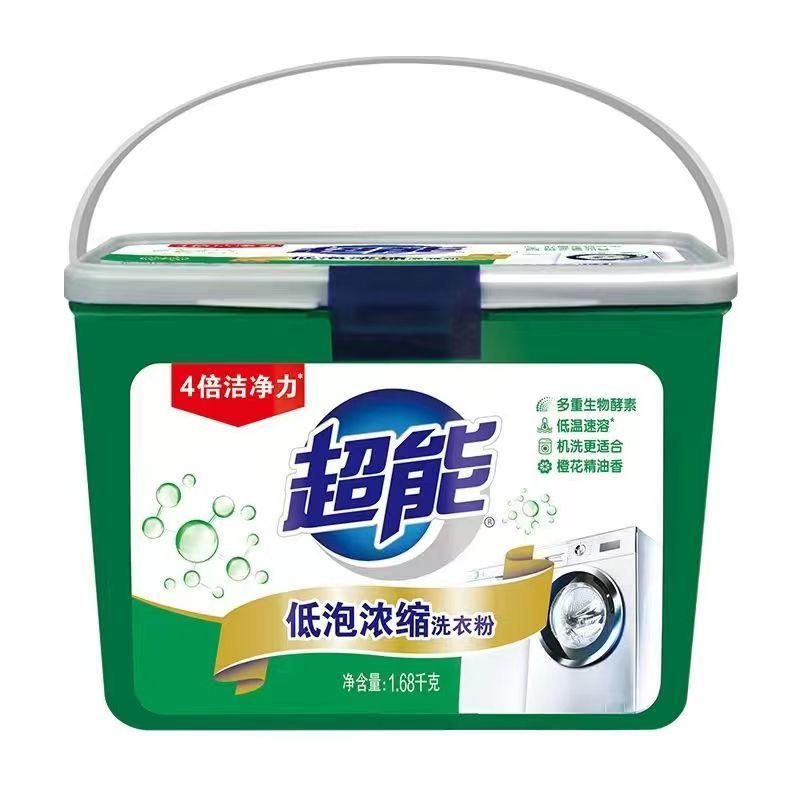 超能低泡浓缩洗衣粉1680gR+