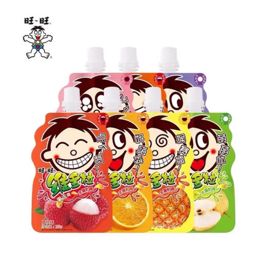 旺旺维多粒果冻爽(葡萄椰果味)【150g】 商品图0