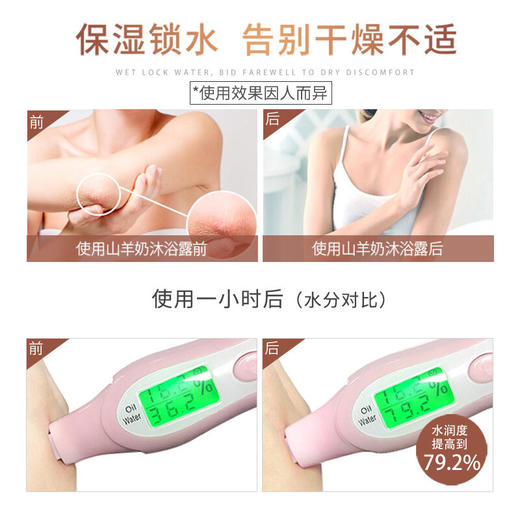 绿色溪谷玫瑰保湿沐浴露700g+绿色溪谷山羊奶丝滑沐浴乳700g 商品图4