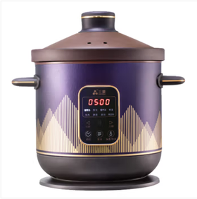 三源 紫砂锅 TGD50-SA30/TGD60-SA30/TGD80-SA30 电沙煲紫砂炖锅电炖锅紫砂锅煲汤锅手拧机械煲粥炖汤直炖小大容量
