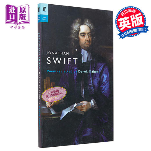 【中商原版】费伯诗人评论系列 乔纳森 斯威夫特 德里克·马洪编 Poet to Poet Jonathan Swift 英文原版 商品图0