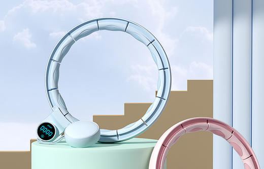 麦瑞克智能呼啦圈收腹加重呼啦圈神器瘦腰肚子美腰女男2023新款 商品图5