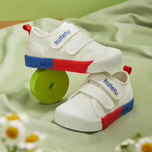 卡特兔宝宝学步鞋2025秋款防滑透气小白鞋女童幼儿园室内鞋 商品图3