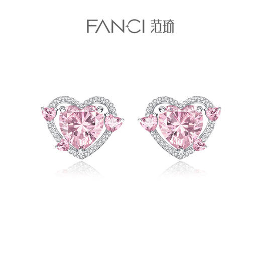 【明星同款】Fanci范琦×王者荣耀合作款 守护之心系列【守护之心耳钉】 商品图1