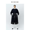 HIDEMI 设计感拼接抽绳长款风衣 商品缩略图0