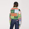 KENZO 高田贤三 女士棉质“KENZO 标签”套头针织衫 混色 FD52 PU367 3CD MU 商品缩略图2
