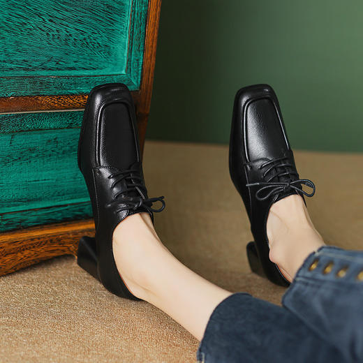 简约百搭，新款乐福鞋单鞋小皮鞋NJMK-K522 商品图1