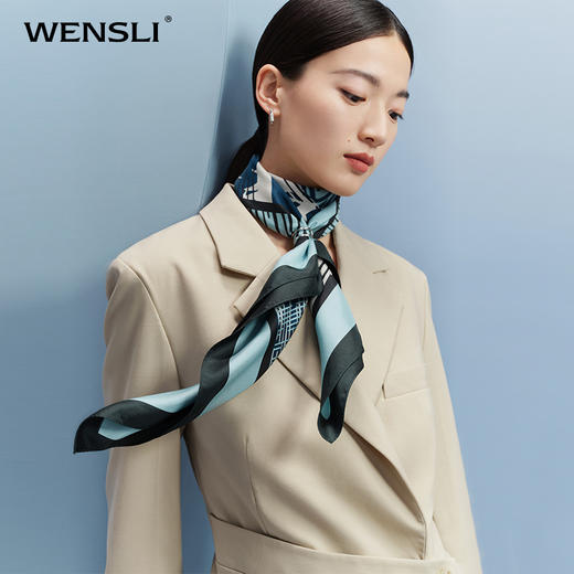 【线上专款】春夏新品双面印花大方巾-夏梦玲珑 商品图0