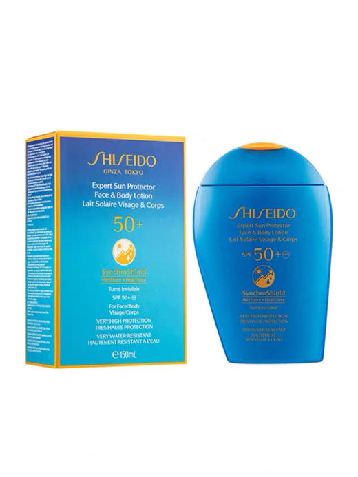日本资生堂蓝胖子新艳阳夏臻水动力防晒乳霜150ml超强防护力SPF50 大‮量容‬家庭装‼️ 商品图9
