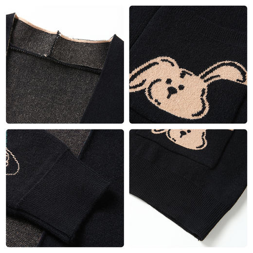 【新款DBJ】大依优型提花针织开衫外套休闲宽松男百搭大码男装上衣胖子 商品图2