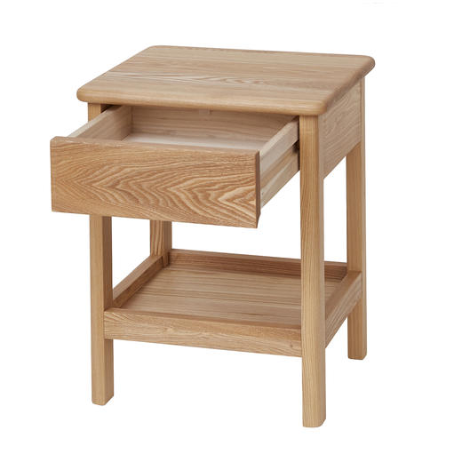 【家具】床头柜 维克 S（需自行安装） 自然色/深棕色 商品图1