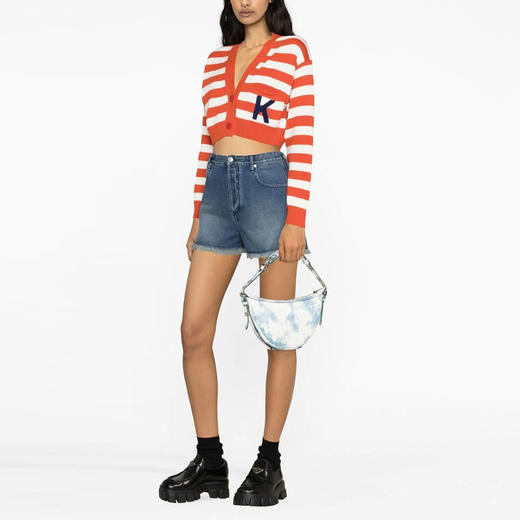 KENZO 高田贤三 女士棉质“航海条纹”针织开衫 条纹 FD52 CA356 3CG 21 商品图3